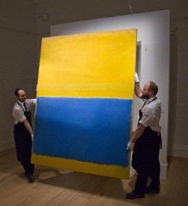 Світ шаленіє від українськості: на Sotheby’s  полотно, що нагадує жовто-блакитний прапор, продано за фантастичні гроші