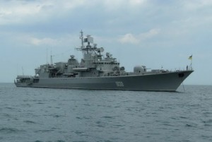 Український фрегат і ракетний есмінець США проводять спільні навчання у Чорному морі