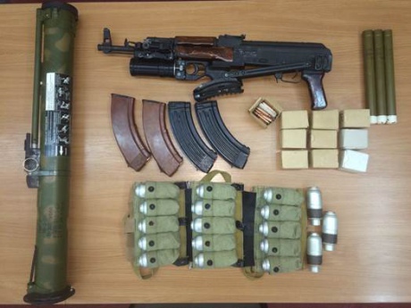 На Харківщині СБУ виявила схованку зброї проросійських терористів