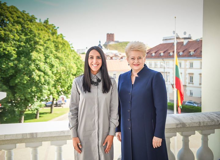 Джамала побувала в гостях у президента Литви Далі Грібаускайте