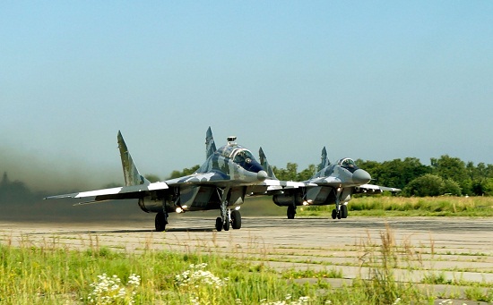 Майже всі частини Військово-Повітряних Сил України приведені у бойову готовність