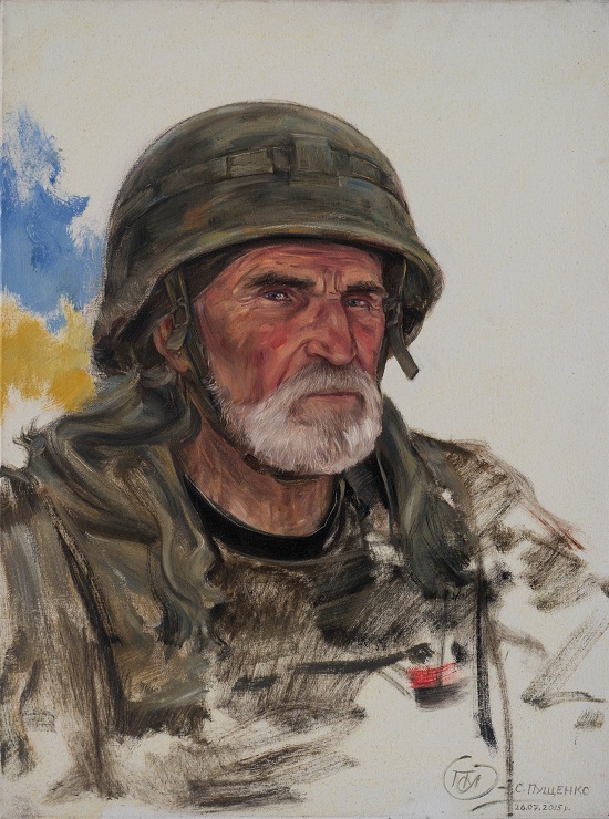 У Черкасах відкрилася мистецька виставка “Портрети добровольців на війні”