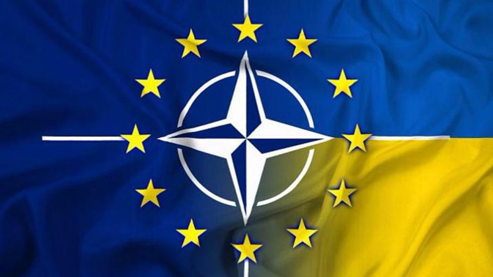 92% опитаних громадян держави хочуть вступу України до ЄС, 79% – вступу до НАТО