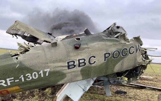 Протягом доби знищено три російських гелікоптери. Від початку повномасштабного вторгнення в Україну росія втратила вже 285 літаків і 275 гелікоптерів